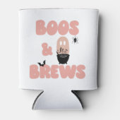 Boos und Brews Niedlich Halloween Dosenkühler (Vorderseite)