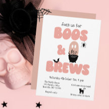 Boos und Brews Niedliche Frauen Halloween