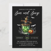 Boos und Halloween-Party steigern Einladung (Vorderseite)