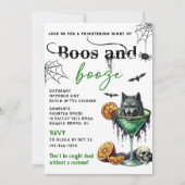 Boos und Halloween-Party steigern Einladung (Vorderseite)
