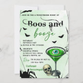 Boos und Halloween-Party steigern Einladung (Vorderseite)