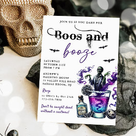 Boos und Halloween-Party steigern Einladung