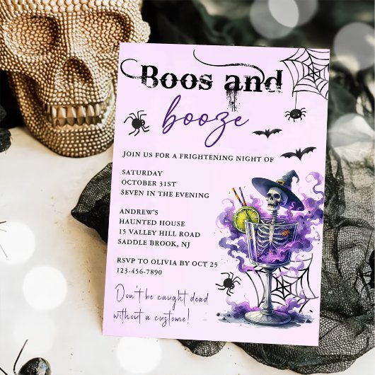 Boos und Halloween-Party steigern Einladung