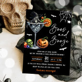 Boos und Halloween-Party steigern Einladung