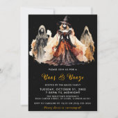Boos und Halloween-Party steigern Einladung (Vorderseite)