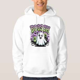 Boosch Boo Brew Ghost Halloween Art Hoodie