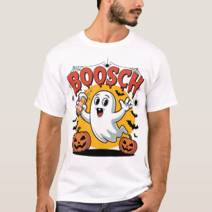 Boosch Ghost Halloween Bierdesign T-Shirt