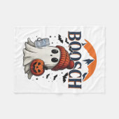 Boosch Light Halloween Niedlich Ghost Pumpkin Fleecedecke (Vorderseite (Horizontal))