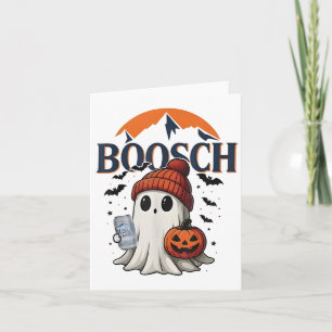 Boosch Light Halloween Niedlich Ghost Pumpkin Karte