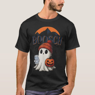 Boosch Light Halloween Niedlich Ghost Pumpkin T-Shirt