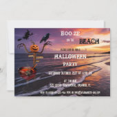 Boost auf dem Strandkneipen-Cocktail-Party Einladung (Vorderseite)