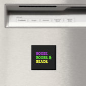 Boost Breast Beads Funny Mardi Gras Karneval Party Magnet (In Situ (Geschirrspüler))