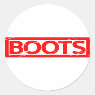 Boost-Briefmarke Runder Aufkleber