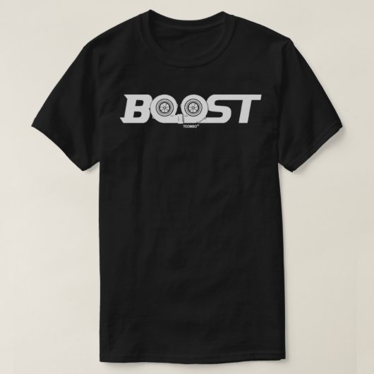 Boost Car Street Racing Turbo Motor T-Shirt (Design vorne)