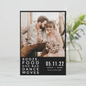 Boost, Essen, schlechter Tanz bewegt Country Foto Save The Date (Stehend Vorderseite)