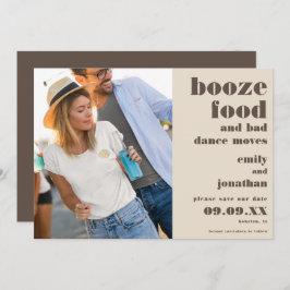 Boost Food Bad Dance Bewegt Foto Creme braun Save The Date
