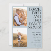 Boost Food Bad Dance Moves Foto Modern Save The Date (Vorderseite)