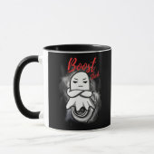 Boost Sheet Lustiger Halloween-Geist Turbo-Rennspo Tasse (Links)