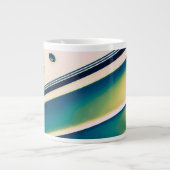 Boot Abstrakt in Blue Specialty Tasse (Vorderseite)