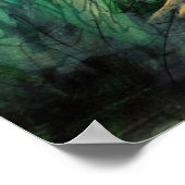 Boot am Strand von Aldeburgh Coastal Poster (Ecke)