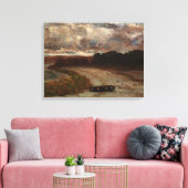 Boot an der Küste - Edward Mitchell Banister Leinwanddruck (Insitu (Wohnzimmer))