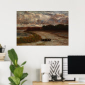 Boot an der Küste - Edward Mitchell Banister Poster (Heimbüro)