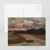 Boot an der Küste - Edward Mitchell Banister Postkarte (Vorne/Hinten)