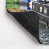 Boot auf dem Newbury Kanal Mousepad (Ecke)