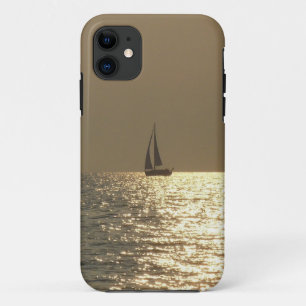 Boot auf dem See im Sonnenuntergang iPhone 5 Gehäu Case-Mate iPhone Hülle