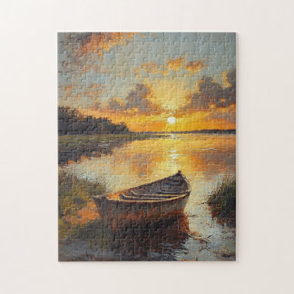 Boot auf der Mälzerei Puzzle