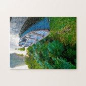 Boot auf einem See. Jig Saw Puzzle (Horizontal)
