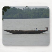 Boot auf Fluss Mousepad (Vorne)