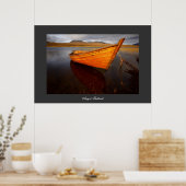 Boot auf Loch. Poster von cARTerART (Küche)