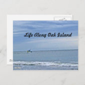 Boot auf See Postkarte (Vorne/Hinten)