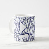 Boot auf Waves Tasse (Vorderseite Links)