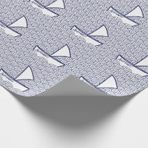 Boot auf Waves Wrapping Paper
