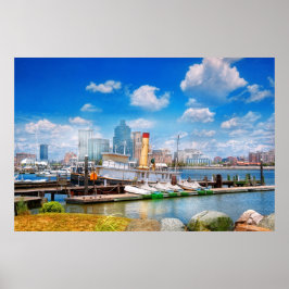 Boot - Balitimore, MD - Dampfschlepper Baltimore 1 Poster