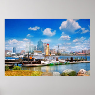 Boot - Balitimore, MD - Dampfschlepper Baltimore 1 Poster