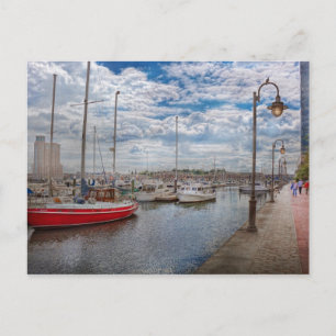 Boot - Baltimore, MD - Ein schöner Tag in Baltimor Postkarte