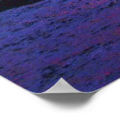 Boot bei Sonnenaufgang Poster (Ecke)