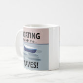 Boot Bootfahren Segeln Kaffeetasse (Vorderseite Links)