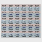 Boot Boots Segelboot Geschenkpapier (Flach)