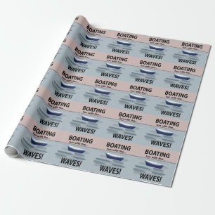 Boot Boots Segelboot Geschenkpapier