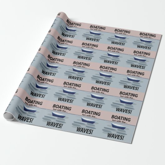 Boot Boots Segelboot Geschenkpapier (Ungerollt)