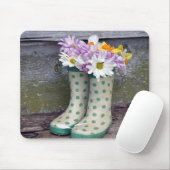 Boot Bouquet Mousepad (Mit Mouse)