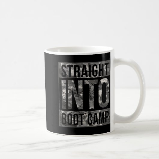 Boot Camp Basic Training Shirt For New Military Re Kaffeetasse (Rechts)