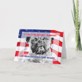 Boot Camp Graduate Funny Grumpy Mops Dog Karte (Vorderseite)