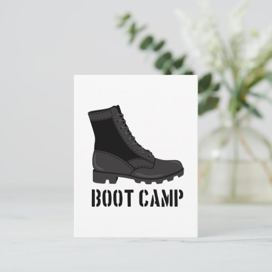 Boot Camp Postkarte (Stehend Vorderseite)