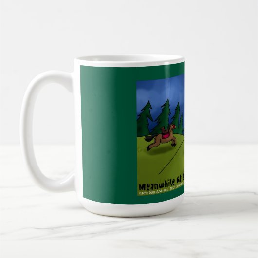 Boot Campfire Tales: A Sole-ful Retreat Kaffeetasse (Links)