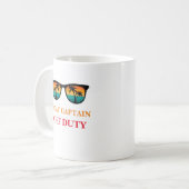 Boot Captain Off Duty Kaffeetasse (Vorderseite Links)